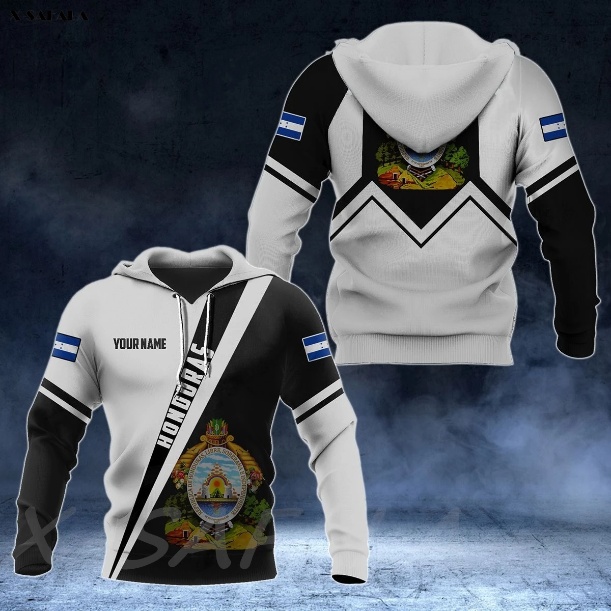 

HONDURAS FLAG NEW VERSION Country Flag 3D Printed Man Female Zipper HOODIE Pullover Sweatshirt Hooded Jersey Tracksuits