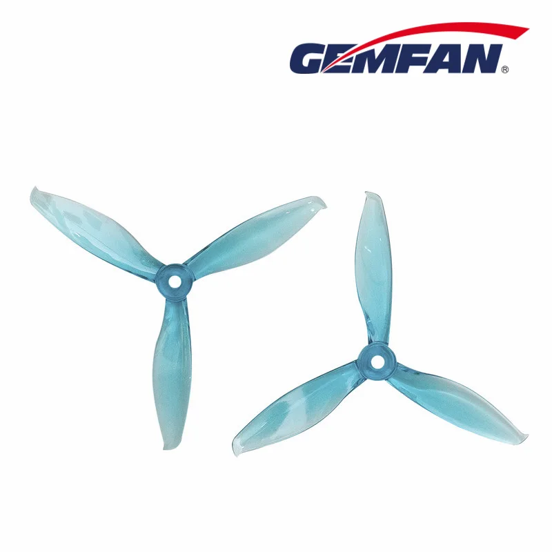 8 Pcs / 4 Pair Gemfan Flash 5149 5 Inch tri-blade 3 Blade CW CCW Plastic Propeller Compatible T-motor for FPV Racing Drone