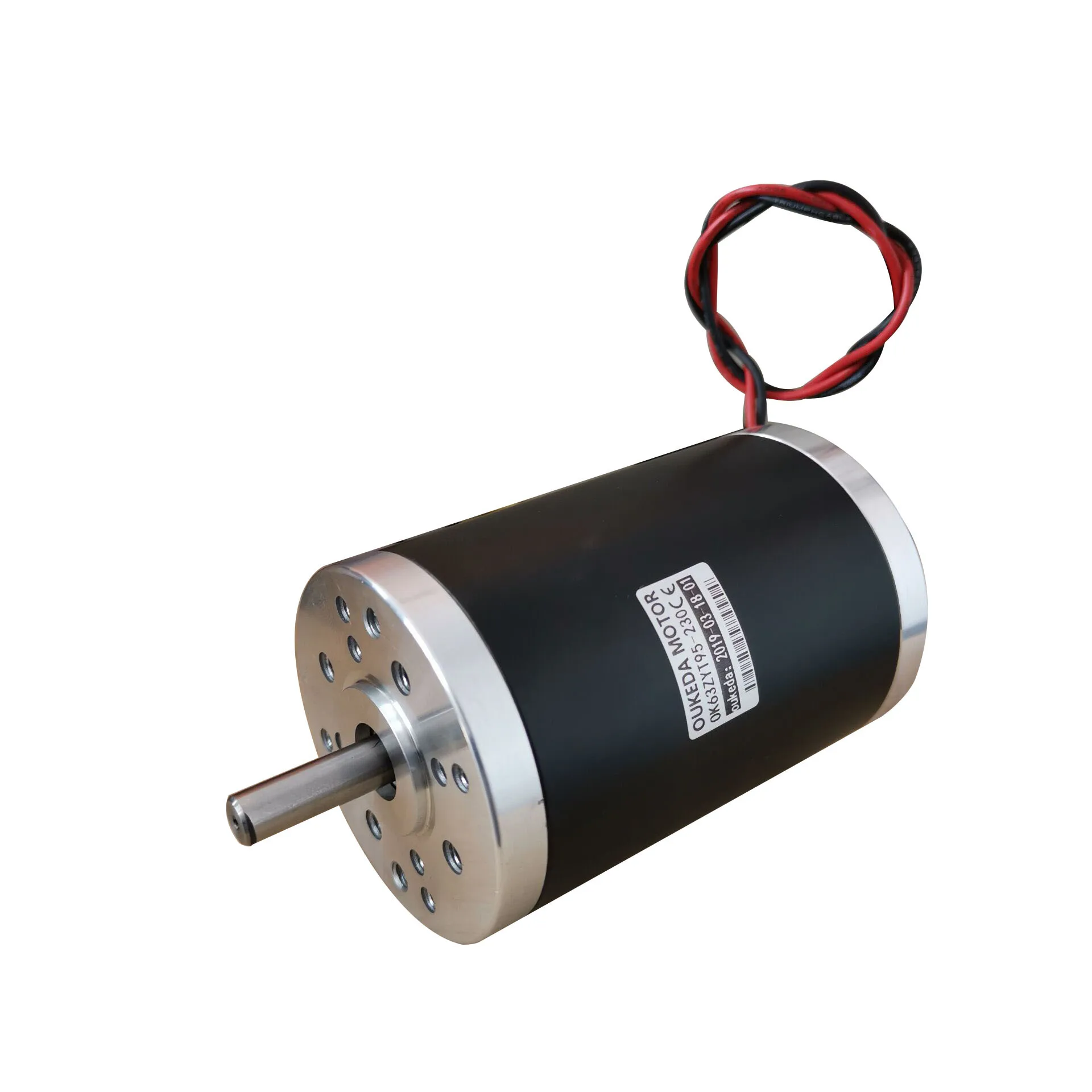 63มม.มอเตอร์ DC 24V 3000 RPM 140mN.M DC แปรงมอเตอร์2.7A
