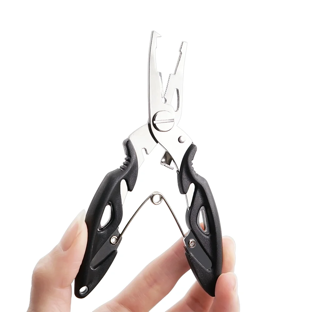 7-in-1 camouflage multi-functional road clip fish nose pliers scissors pliers fish thread cutter tackle tool new fishing gear