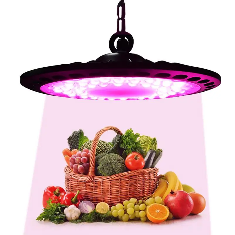 

AC165-265V LED Grow Light Phyto Lamp Full Spectrum Lamp for Plants 100/150/200W UFO Waterproof Growth Lighting for Indoor Plant