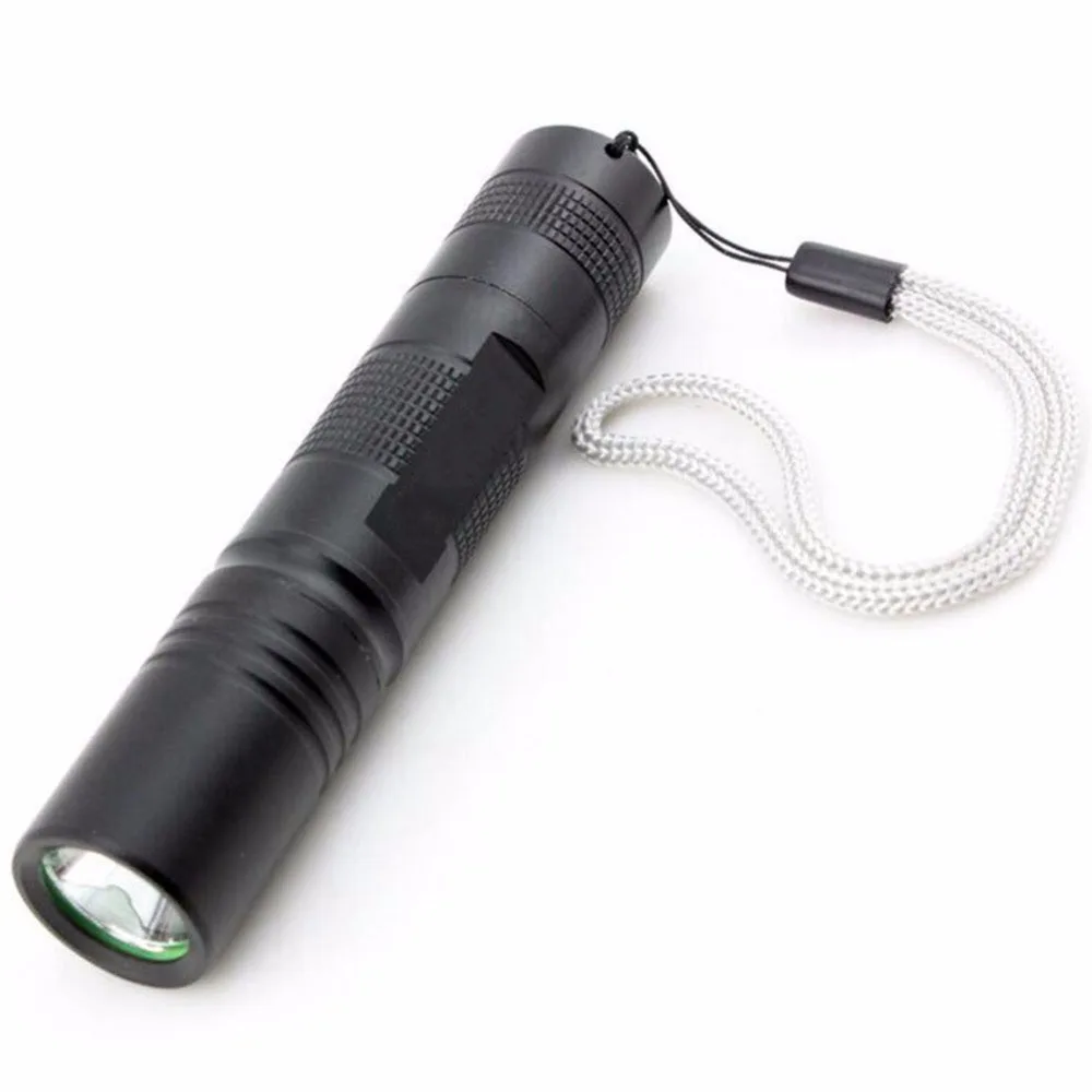 mini small Powerful LED Flashlight Flash Torch Light 18650 pocket keychain Protable Penlight Linterna for Camping fishing