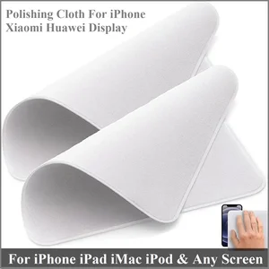 Kain Pemoles untuk Layar iPhone Kain Pembersih Dapat Digunakan Kembali Serat Mikro Lapisan Ganda untuk Layar iPhone iPad iMac Apple Watch 10 sampul imac penjualan terbaik - №