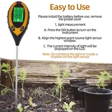 4 in 1 Soil pH Meter with LCD Display #4