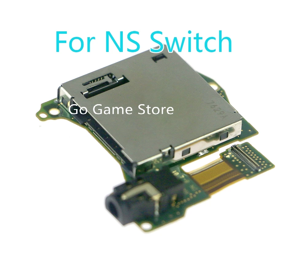 

5Pcs for Nintend Switch NS Game Console Game Card Slot Socket with Headset Motherboard PCB Board V1.0 HAC-001 replacement