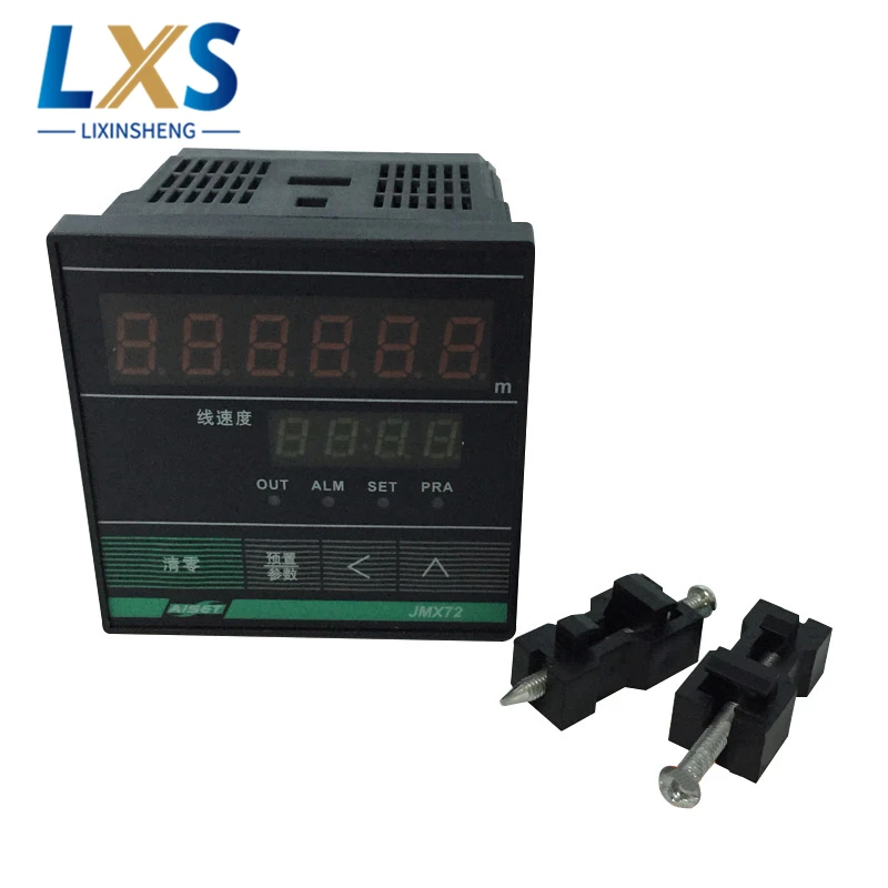 AISET Meter Counter JMX72-C Electronic Meter Counter/Linear Velocimeter For Packing Industries