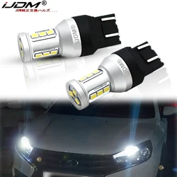 iJDM 2pcs T20 7440 W21W 7441 7443 7444 W21/5W LED Bulbs for LADA Dimension Lights Bulbs Super Bright White Amber Red DC12-24V