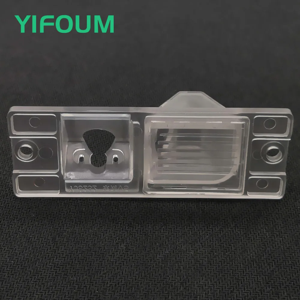 YIFOUM Car Rear View Camera Bracket License Plate Light For Mitsubishi Pajero 2006 2007 2008 2009 2010 2011 2012 2013 2014-2017