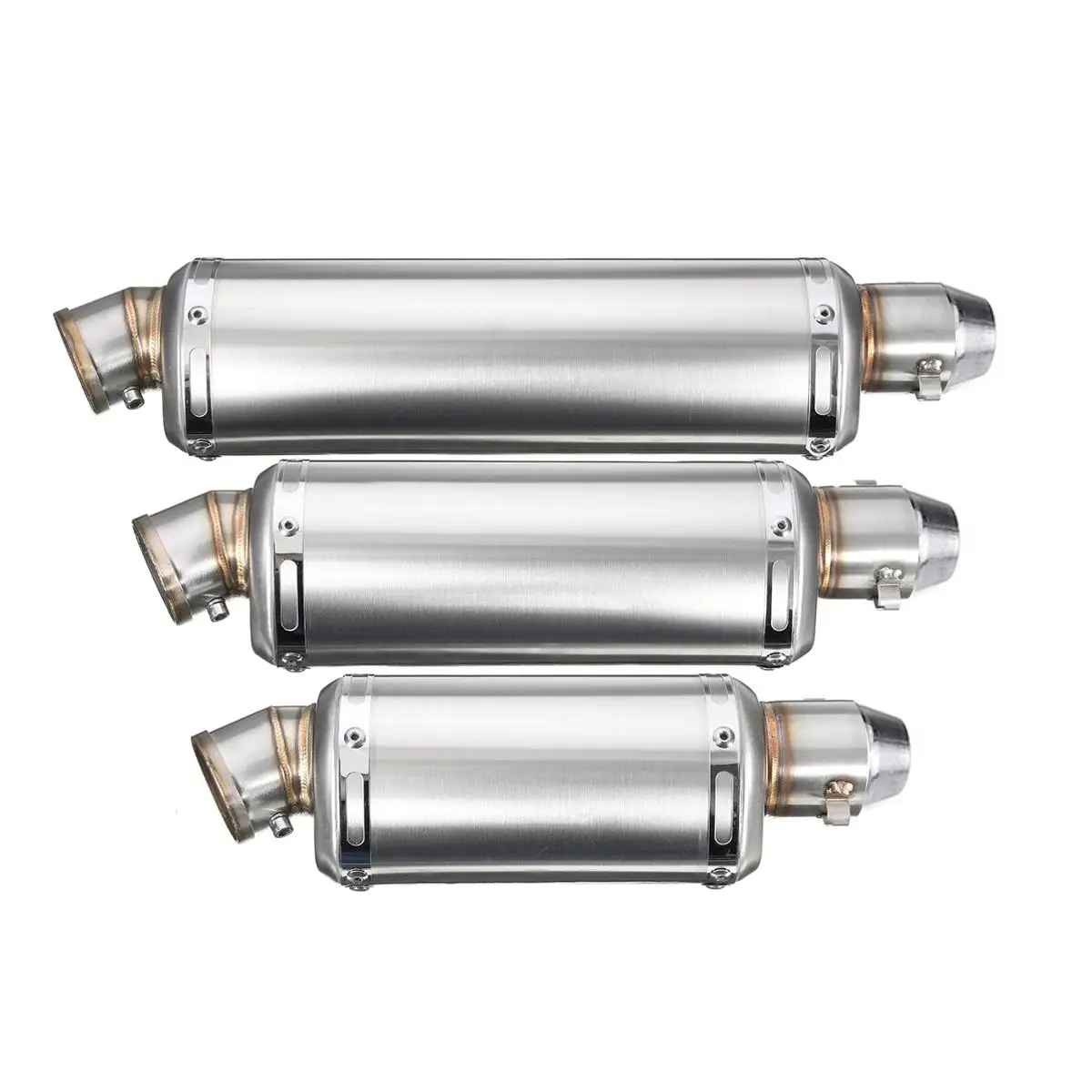 Universal 51mm Motorcycle Exhaust With DB Killer For suzuki Muffler Titanium Color Motorbike ATV Pit Bike cafe racer tmax YO009