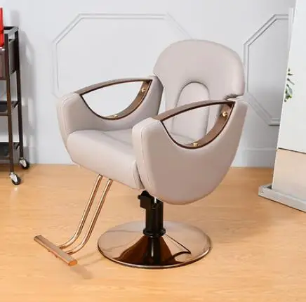 Net celebrity barber shop chair hair salon special hair cutting chair hairdressing chair down high-end barber shop stool