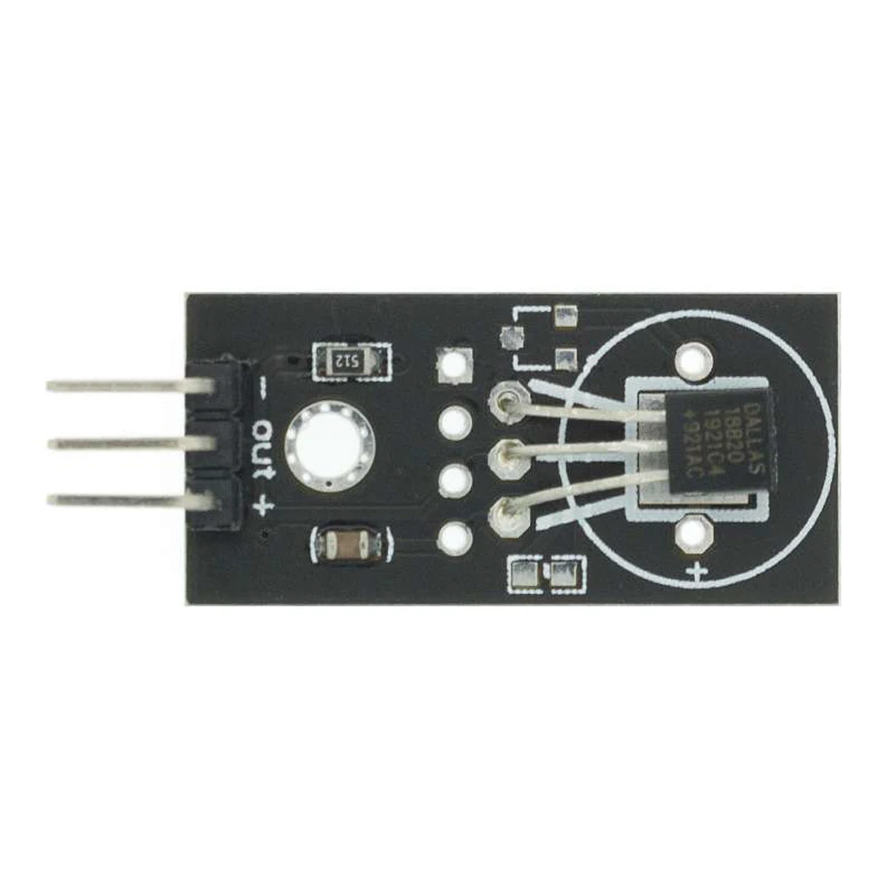 10pcs DS18B20 sensore di rilevamento della scheda del modulo di misurazione della temperatura dell'uscita del segnale digitale per Arduino