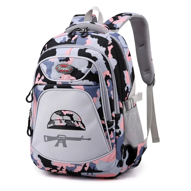 

POOLOOS Orthopedic Backpack Primary School Students' Schoolbags 1-3-6 Grades Children's Backpack Kids School Bag For Boys girls