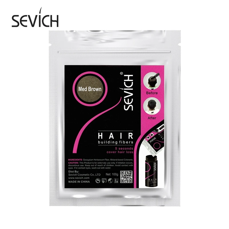 100g Haaruitval Building Haarvezels Blender Verbergen Styling Vezel Haarpoeders Dunner Keratine Wimperverlenging Zwart