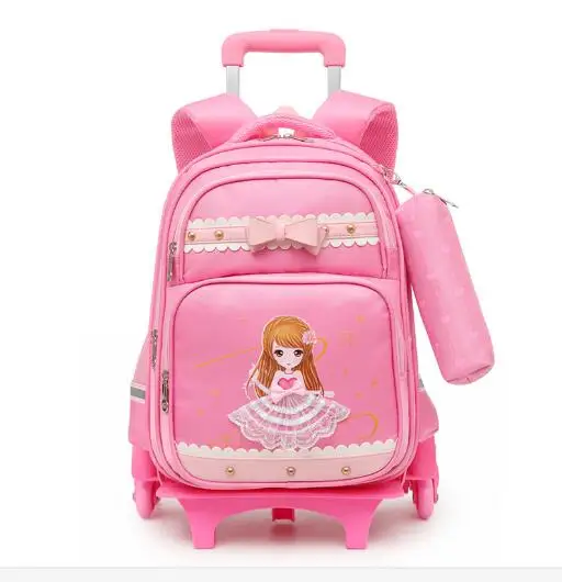 Saco de escola com rodas crianças saco de escola saco do trole para a escola de rolamento mochila sacos de crianças escola rodas mochila para meninas