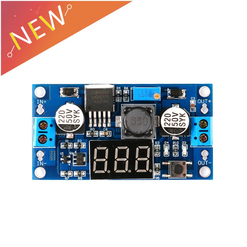 XL6009 4A Boost Converter Step Up Adjustable 15W 5-32V to 5-50V DC-DC Power Supply Module LM2577 Step-up Module