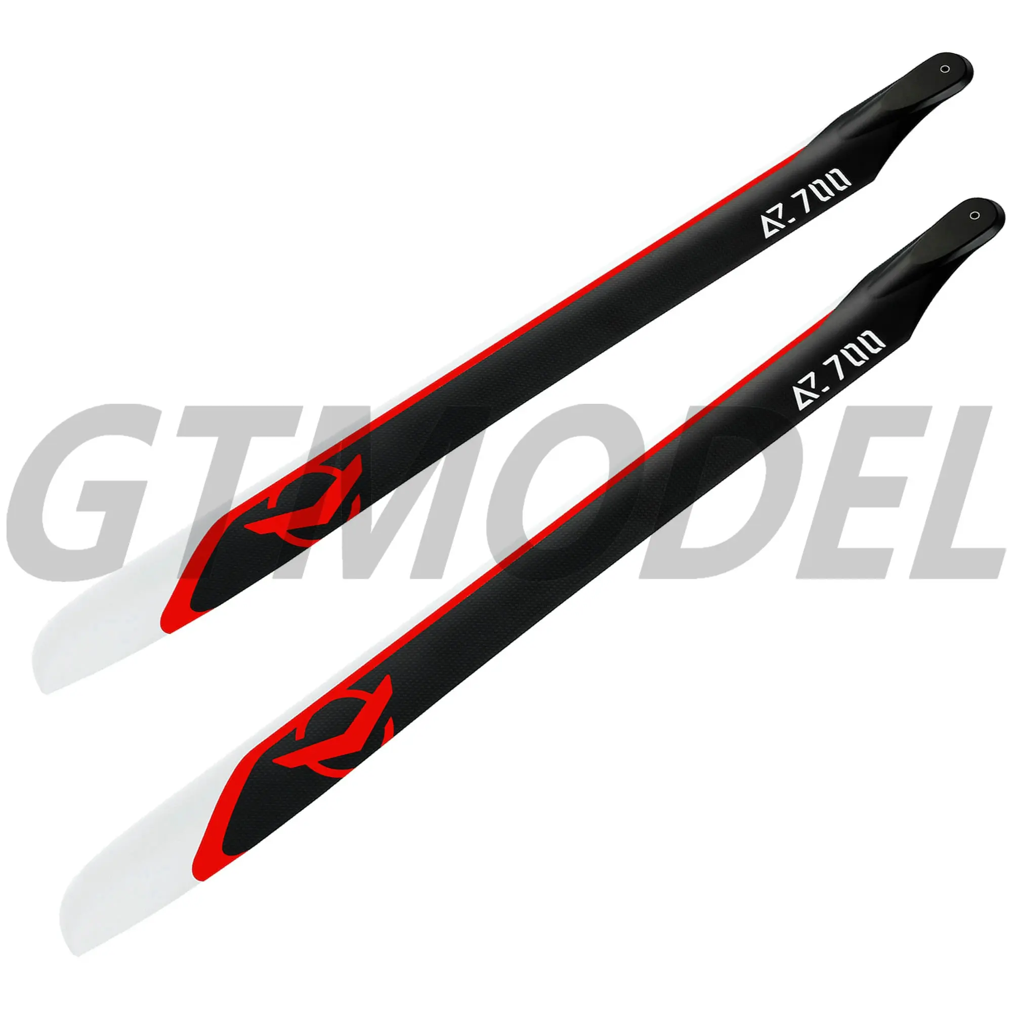 1 Pair AZURE POWER560mm 600mm 700mm 715mm Carbon Fiber Main Rotor Blade  For  XLPower RC Helicopter