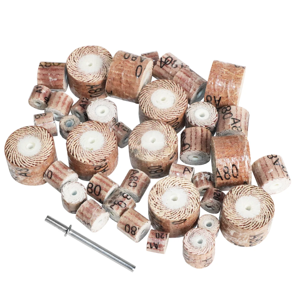 10Pcs For Dremel Accessories 80-400Grit Sanding Flap Disc Grinding Sanding Flap Wheels Brush Sand Rotary Tool