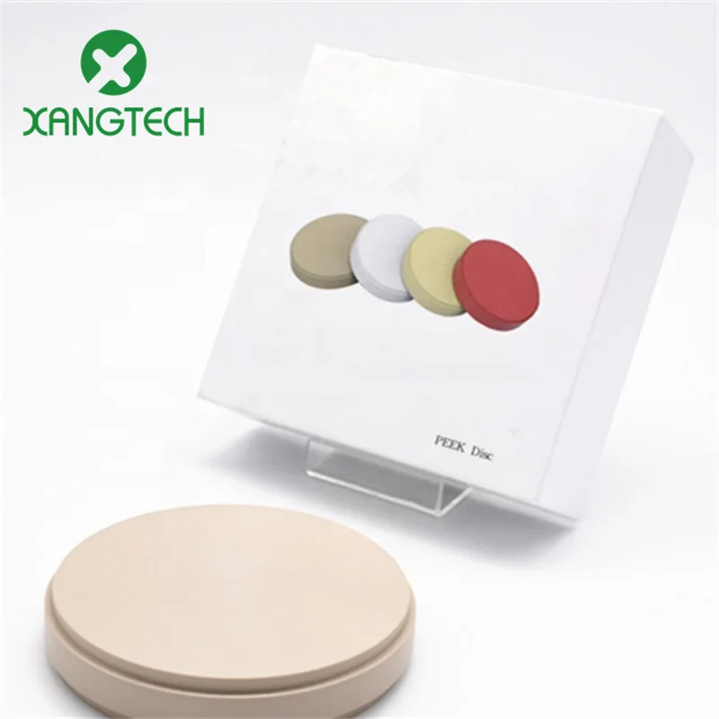 XANGTECH-Bloque Dental Peek, 98mm, grosor 14mm