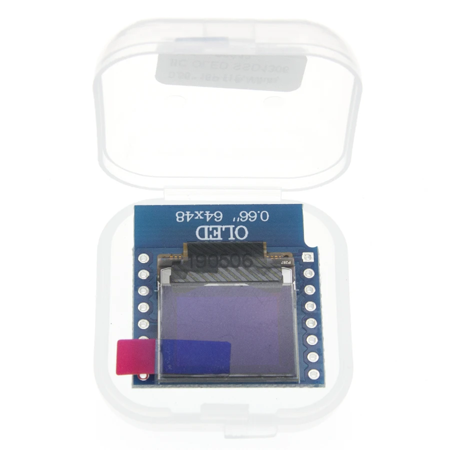 0.66 inch OLED LED LCD Dispaly Shield Compatible for WEMOS D1 MINI ESP32 64X48 0.66 inch Display 0.66