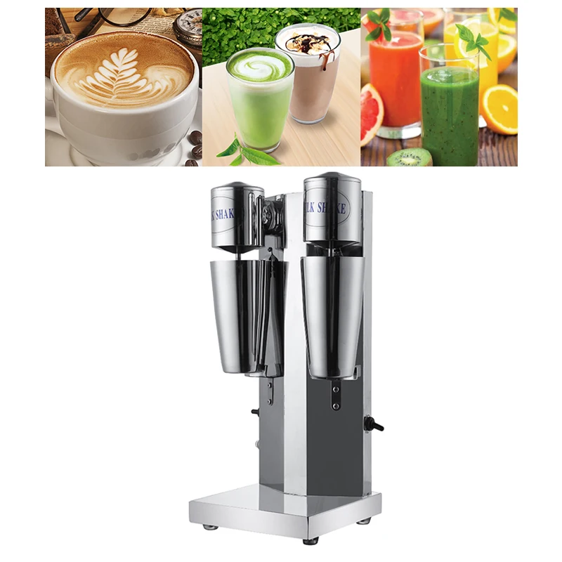 

Stainless Steel Milkshake Machine Commercial Drink Mixer Blender For Mixing Cocktail/Banana/Strawberry/Coffee Milkshakes