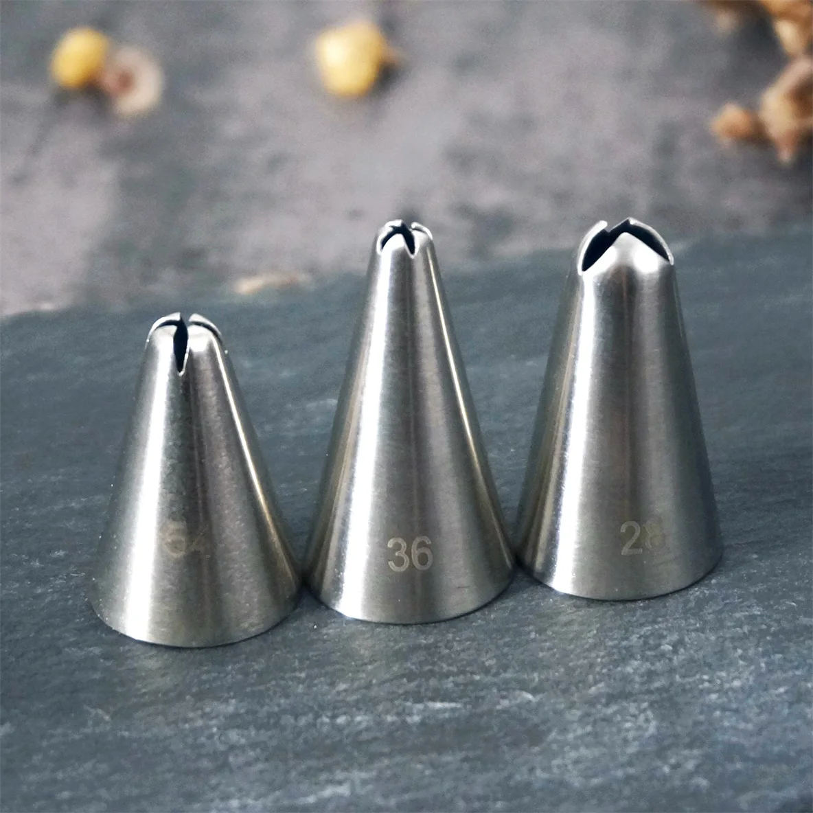 #28 36 54 Icing Tip Nozzle Cake Decorating Tips Stainless Steel Icing Fondant Piping Decorating Nozzle Tip Baking & Pastry Tools