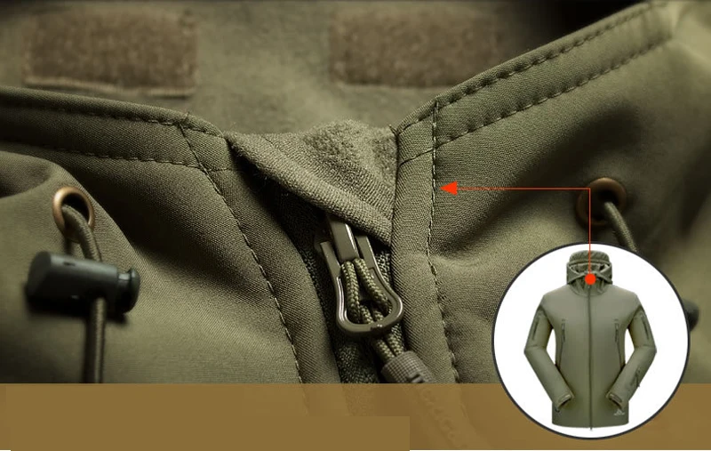Military Shark Skin Soft Shell Jackets Men Tactical Windproof Waterproof jacket men Army Combat Jackets Mens Hooded Bomber Coats 19 H98ecba2cb6f3493ba4801e2f969721d5c