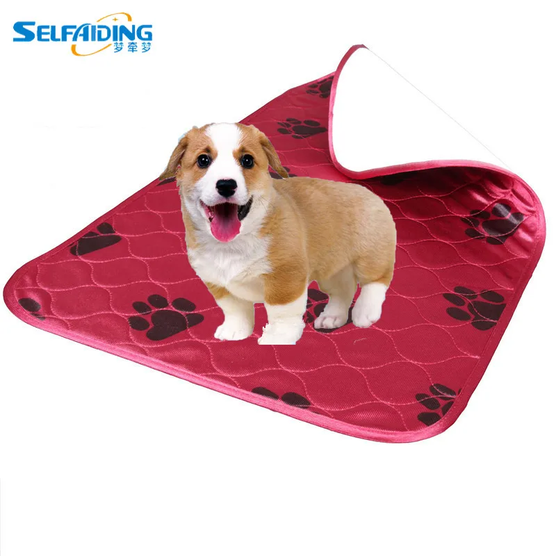 

Reusable Pet Training Pad, Dog Training Pad, Waterproof and Washable Red Pads