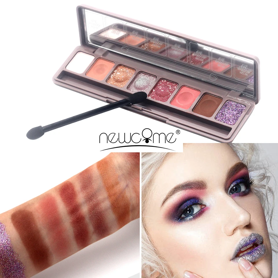 16 Colors Makeup Eyeshadow Pallete Makeup Brushes Shimmer Pigmented Eye Shadow Palette Make up Palette Maquillage