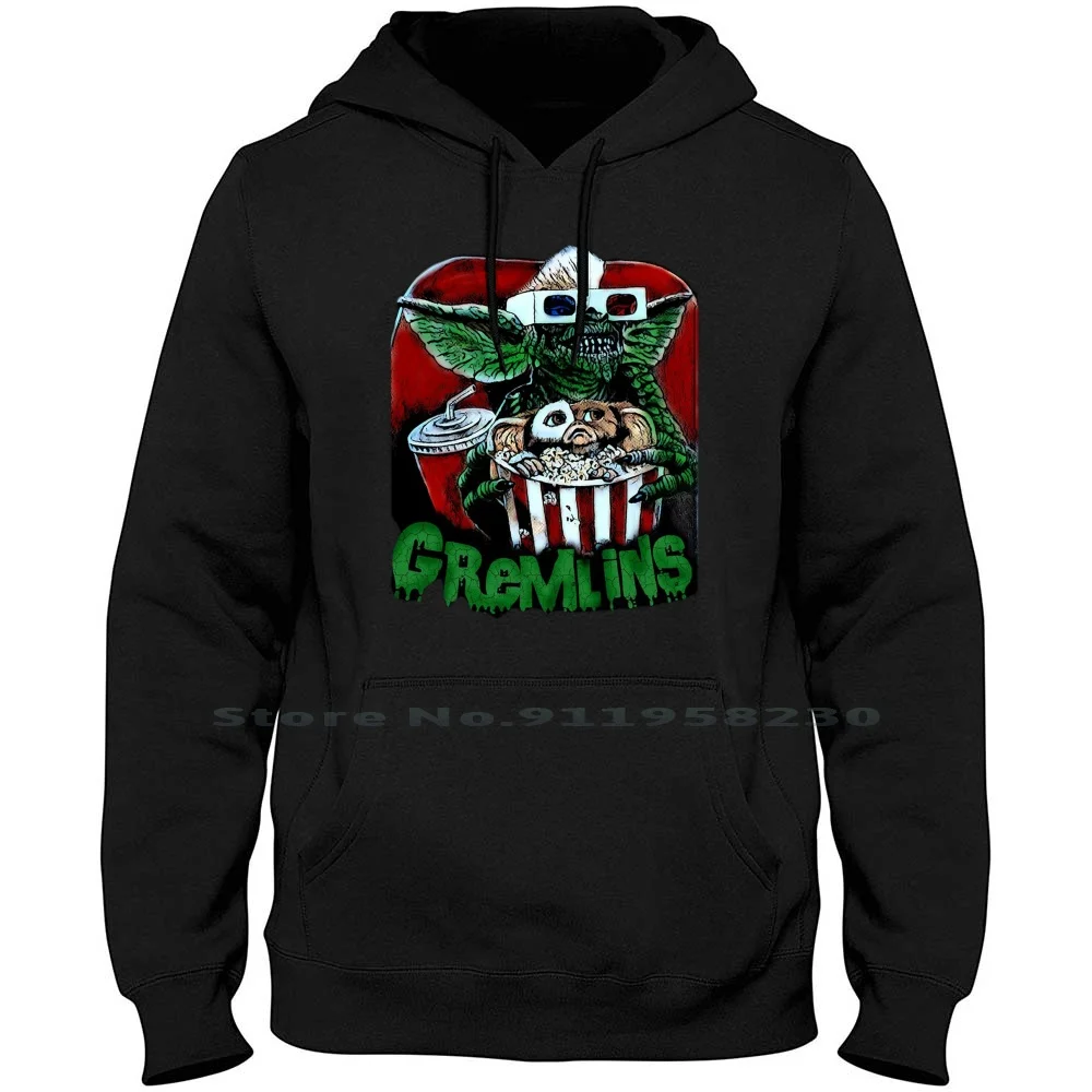 Gremlins Men Women Hoodie Sweater 6XL Big Size Cotton Illustration Popular Gremlin Horror Trend Jedi Oda Hot End Me Anime