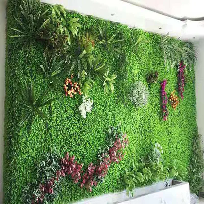 Free Shipping Wedding Decoration Green Grass Mat Artificial Plant Lawns Landscape Carpet for Home Garden Wall Decoration 40x60cm