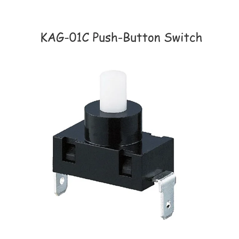 KAG-01  self locking micro flashlight push button switch with CQC VDE
