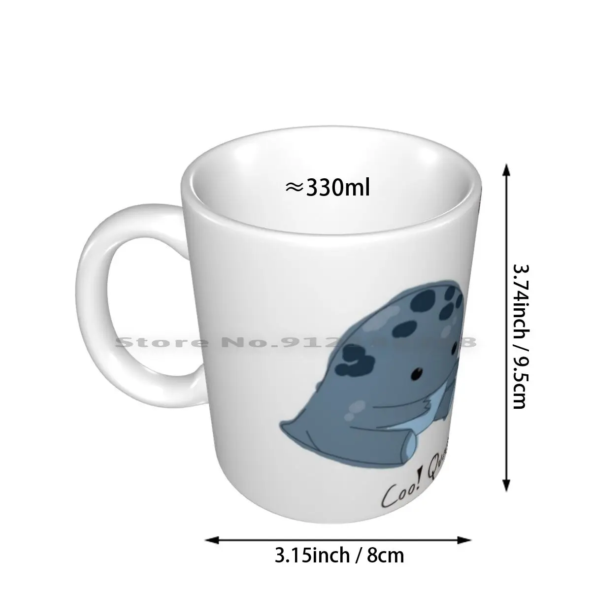 Quaggan Loves You! Ceramic Mugs Coffee Cups Milk Tea Mug Quaggan Tyria Coo Guild Wars 2 Gw2 Creative Trending Vintage Gift