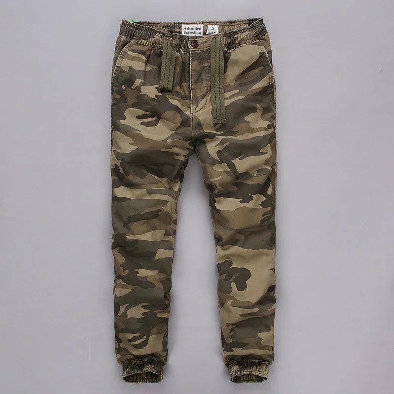 

Cotton Mens Jogger Autumn Pencil Harem Pants Men Camouflage Military Pants Loose Comfortable Cargo Trousers Camo Casual Pants