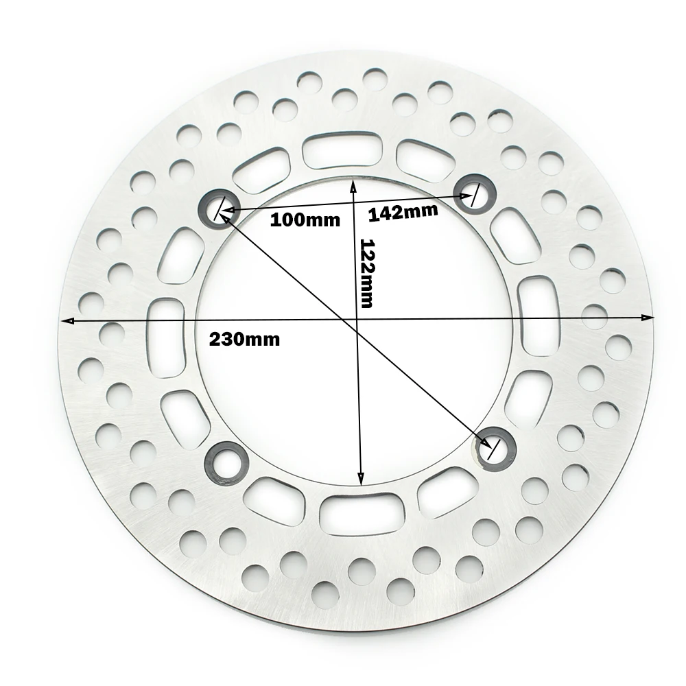 For Suzuki DR200 1986-2013 DR125 1985-2001 TS125 1986-1990 DF125 DF200 Front Brake Disc Motorcycle Brake Rotor 230mm Disc Brake