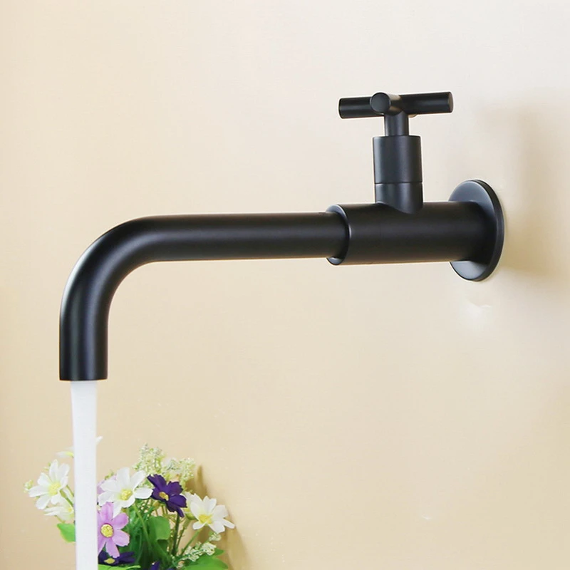 

Single Handle Basin Faucet Wall Mounted Bathroom Faucet Single Cold Water Taps Kitchen Sink Faucet Garden Faucet Mop Faucet