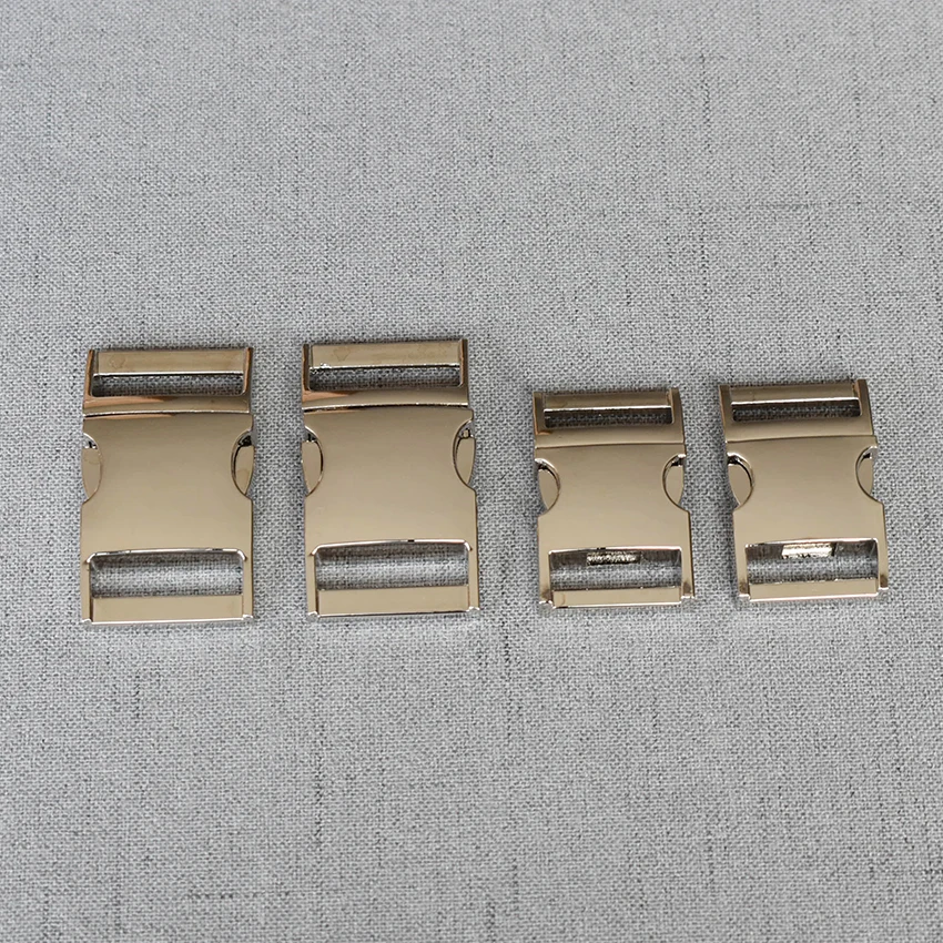 

50 Pcs/Lot 20 mm/25 mm Metal Quick Side Release Buckles Durable Hardware For Paracord Security Lock Puppy Cat Collars Diy Parts