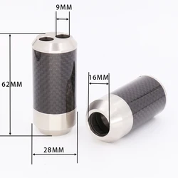 CF1606 Stainless Steel Carbon Fiber Pants Boot Y Splitter 1to 2 For DIY Audio Speaker Cable HI-End