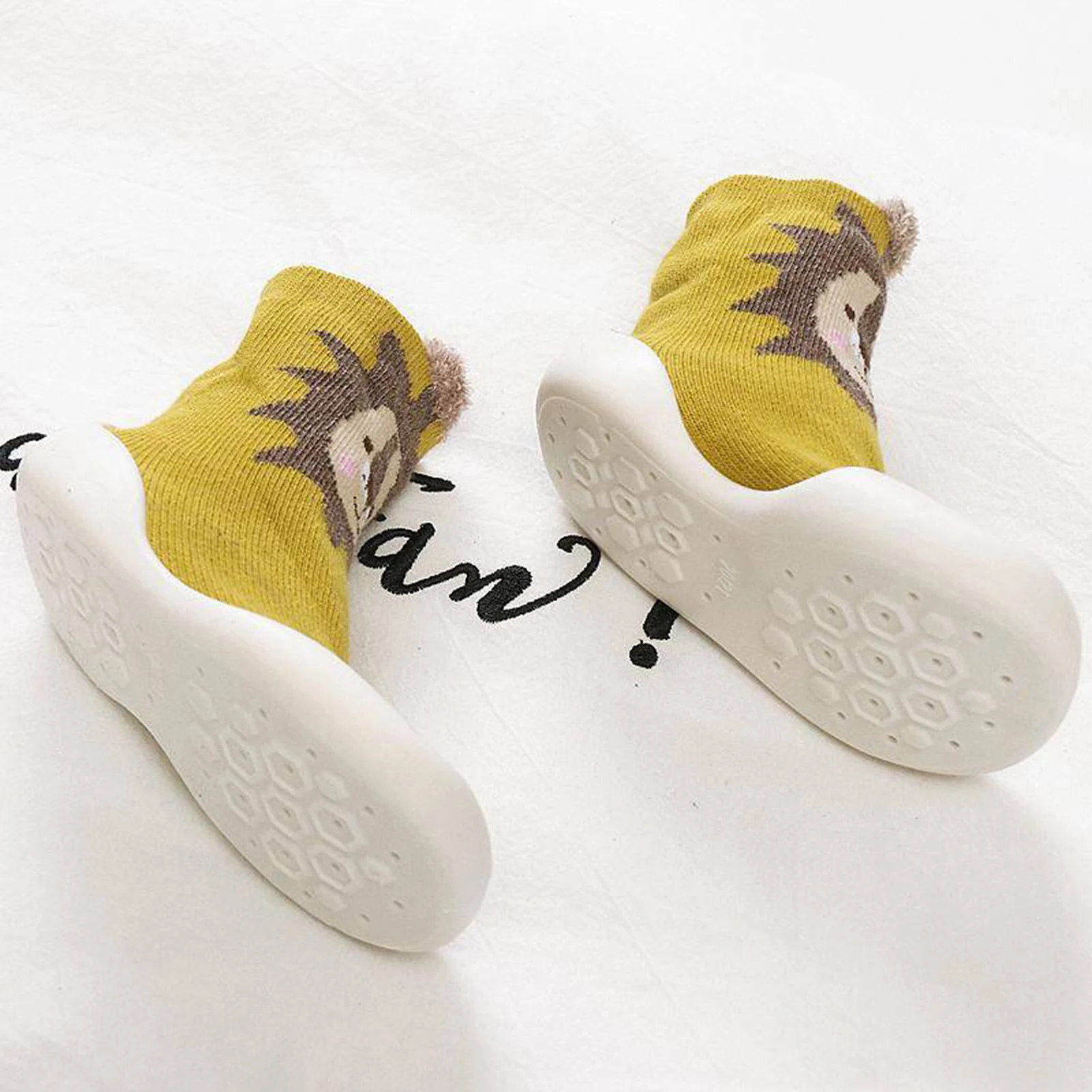 Baby Toddler Shoes Baby Shoes Non-slip Fox Tiger Thickening Shoes Sock Floor Shoes Foot Socks Animal Style Size 21/23/25/27