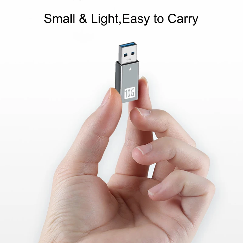 USB C to USB Adapter USB 3.1 Type A Male to Type C Connector Converter Thunderbolt 3 10 Gbps Type-c Charging Data Transfer