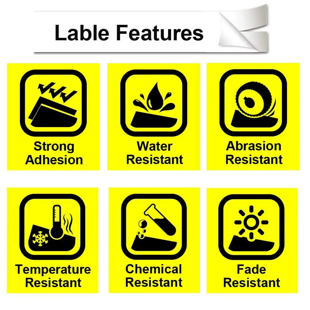 Fimax 1 Pack Compatible For Brother TZe651 TZe-251 TZE-451 P-touch Label maker TZe-651 Black on Yellow TZe-151 TZe-251 tze-551