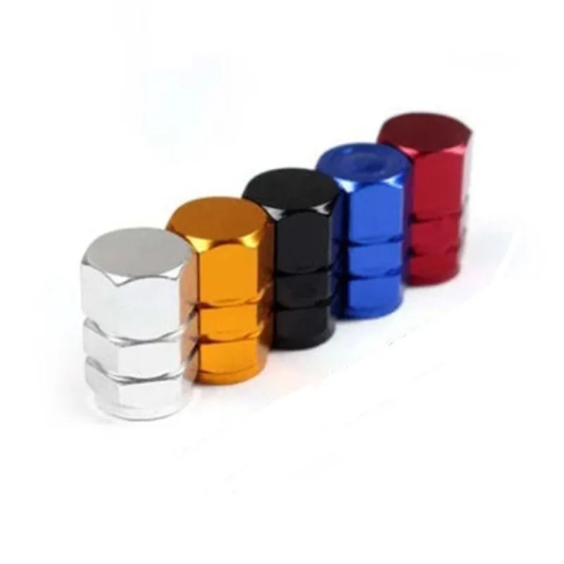 4PCS Car Wheel Plugs Valve Tire Caps Tires Tapa Valvula Moto Wheel Caps Theftproof Aluminum Car Wheel Valve Cap Air Valve Caps