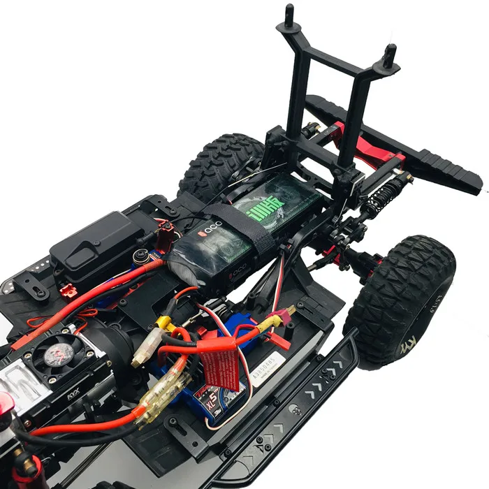 KYX Racing taca na baterie płyta montażowa karta rozszerzenia wspornika na zdalnie sterowany samochód gąsienicowy Traxxas TRX-4 TRX4