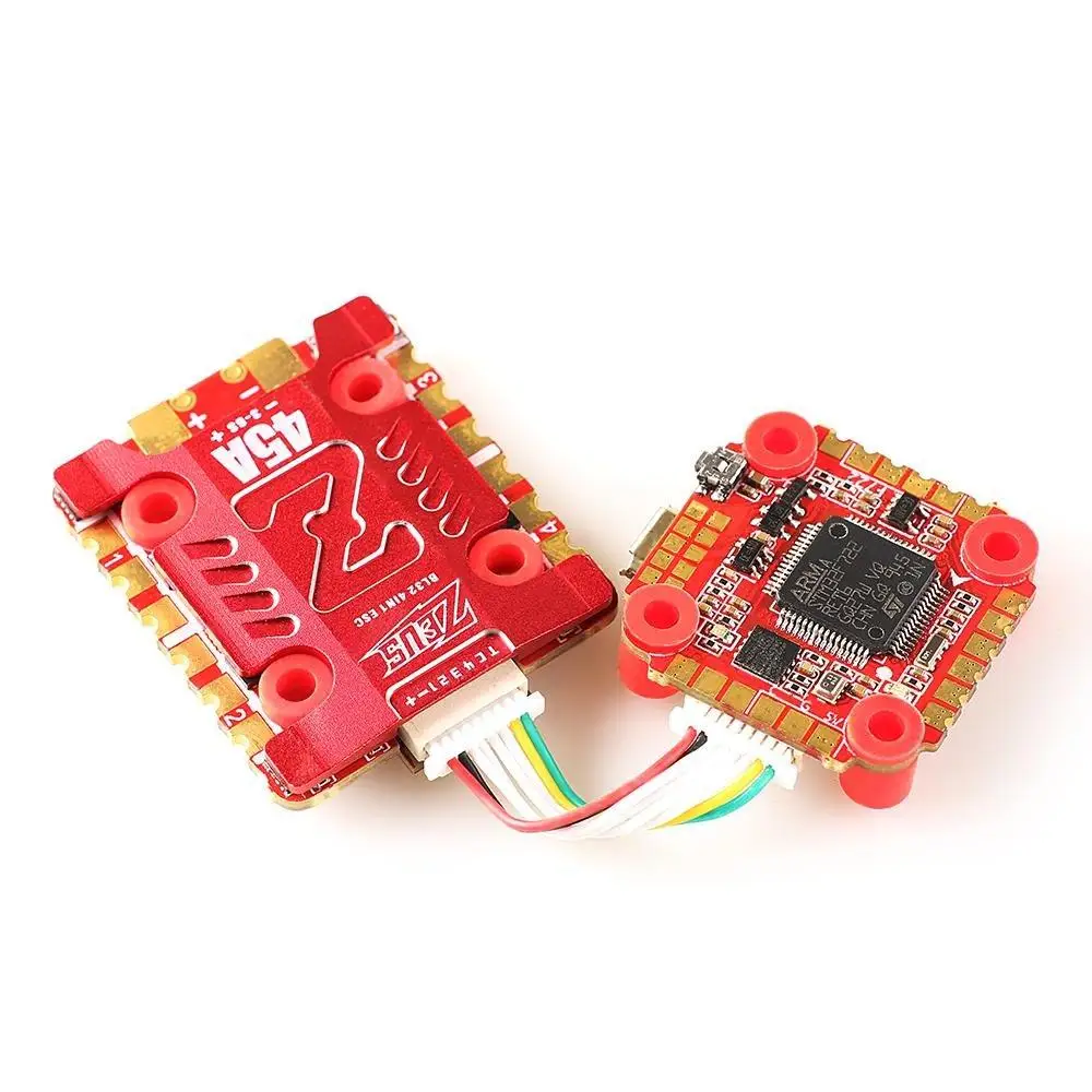 HGLRC Zeus F745 STACK FPV Racing Drone 3-6S F7 Flight Controller 45A BL32 4 in1 ESC dissipatore di calore porta bussola installazione Hole20X20mm