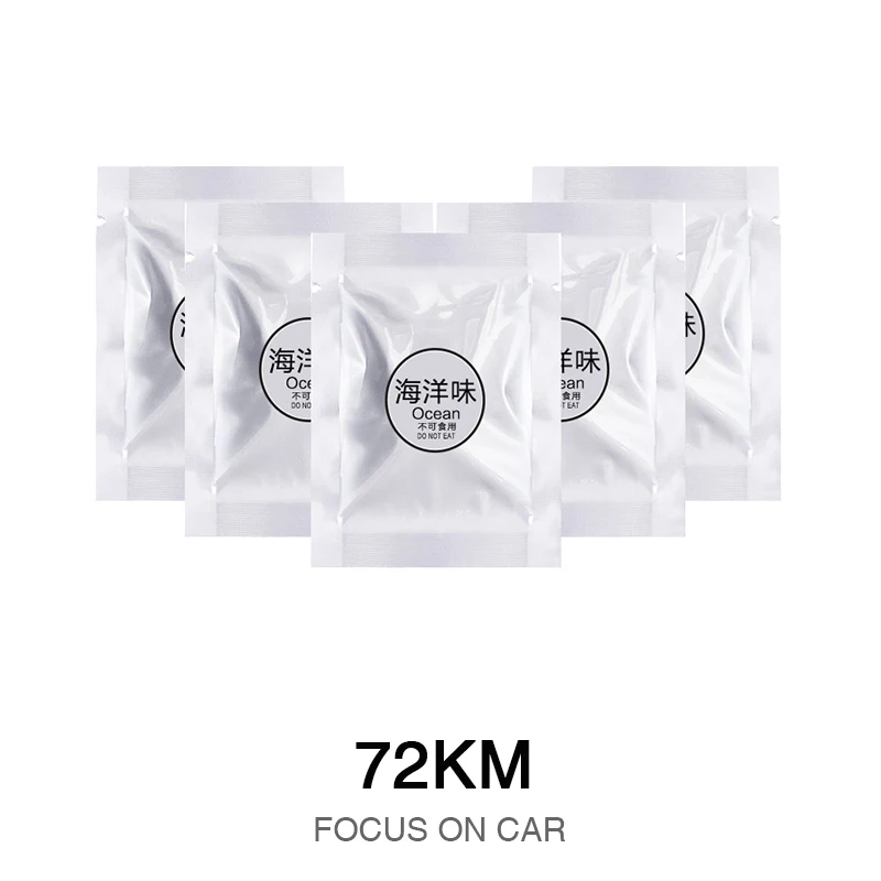 72km carro purificador de ar suplemento 5 pcs/lot carro sólido perfume condicionador de ar do carro de ventilação auto oceano recarga de ar outle