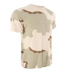 MGFLASHFORCE Camouflage Combat Shirt Quick Dry Short Sleeve Tactical T-shirt Man Camo T Shirt for Hunting Outdoor Hiking