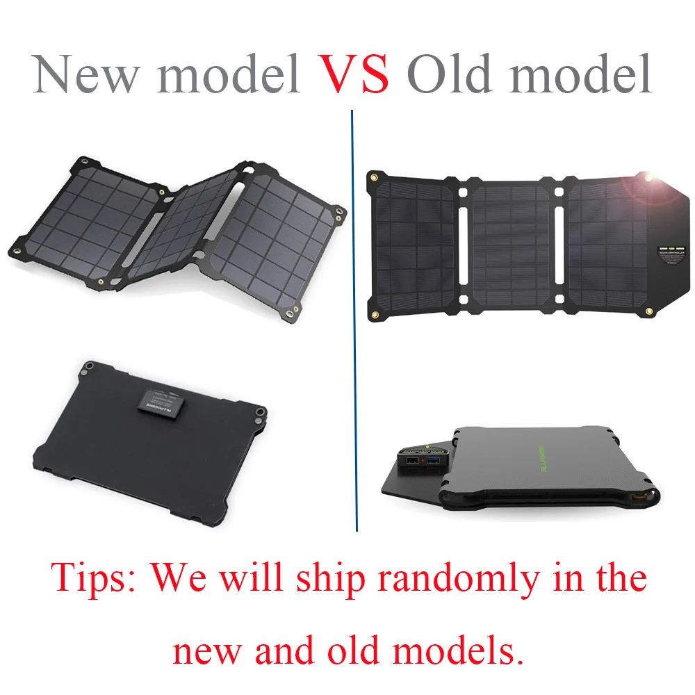 ALLPOWERS Solar Charger 21W Waterproof ETFE Solar Panel with iSolar Technology, Dual USB Ports Outdoor Camping Charger
