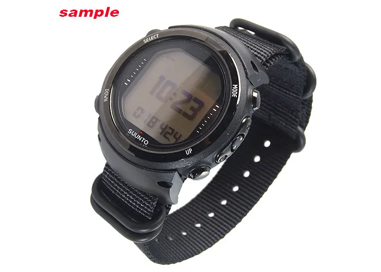 For Suunto D4 D4i Dive Computer Watch Nylon Strap +ABS Adapters+
