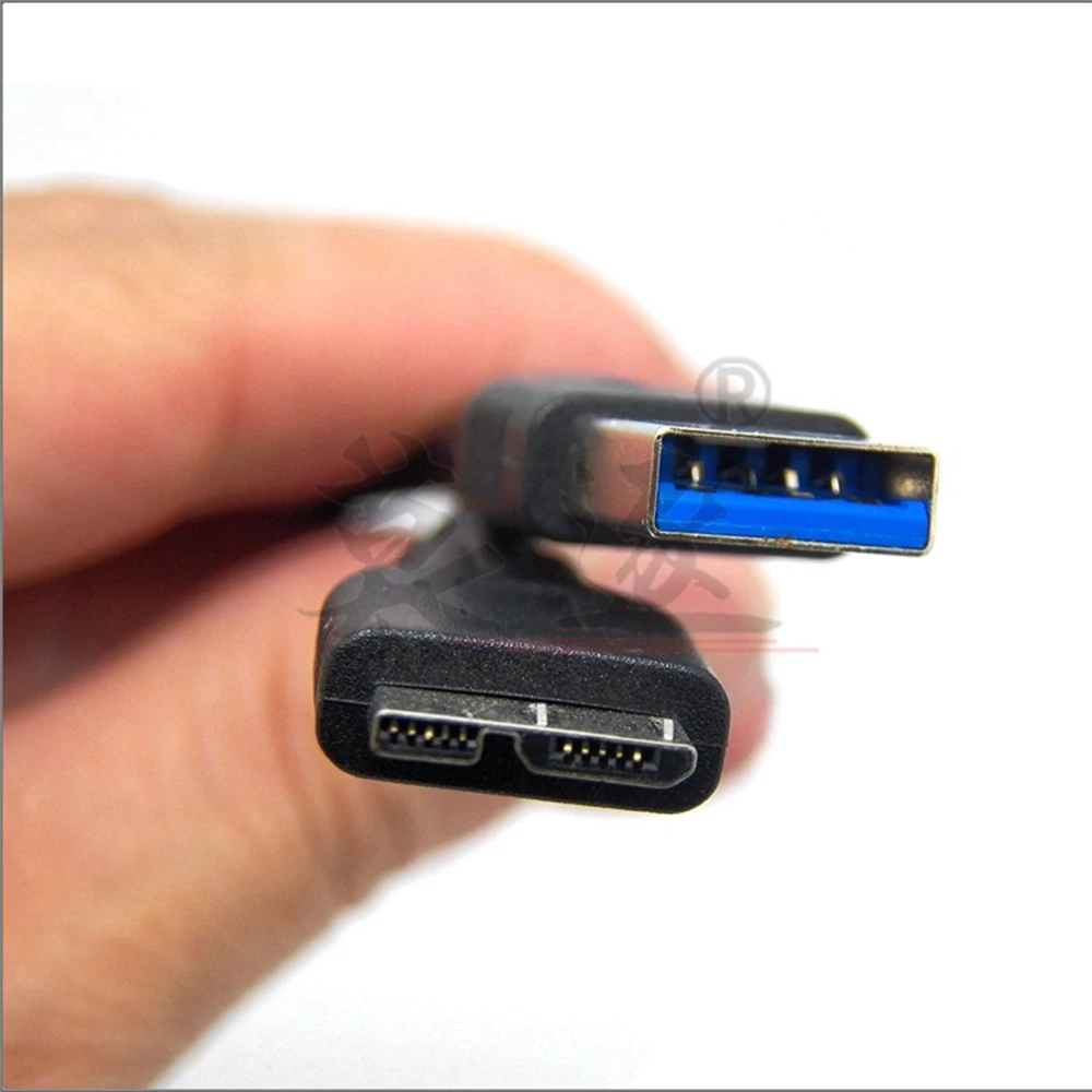 Cable USB 3,0 macho A a Micro B de súper velocidad de 0,1 M para disco duro externo HDD drop