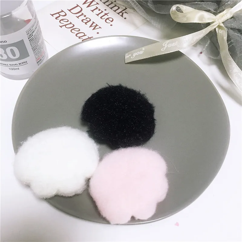 10pcs/lot DIY Handmade cute cat PAWS in three colors   Padded Patches Appliques For Clothes Sewing Supplies DIY Hair Decoration