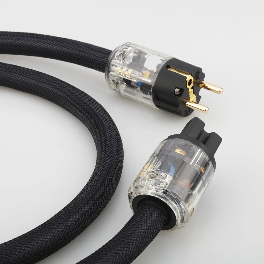 Cable de alimentación de CA P118 de alta gama, cable de alimentación schuko con conector de enchufe de alimentación de P-029E, audio hifi, UE, nuevo